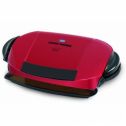 No.GRP0004R George Foreman Serving Removable Plate Grill Red