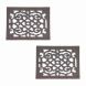 2 Heat Register Black Aluminum Air Grill 9 1/2 x 11 3/8 | Renovator's Supply - 0