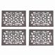 4 Heat Register Black Aluminum Air Grill 9 1/2 x 11 3/8 | Renovator's Supply - 0