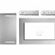 Whirlpool MKC2157AS - Countertop trim kit - stainless steel - 0