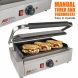 High-quality Panini Sandwich Press Grill | Durable Stainless Steel Construction with Adjustable Temperature Control ALDKitchen NP-590 (Size 9" x 14" Single head) - 3