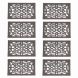 8 Heat Register Black Aluminum Air Grill 9 1/2 x 11 3/8 | Renovator's Supply - 0