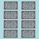 8 Heat Register Black Aluminum Air Grill 9 1/2 x 11 3/8 | Renovator's Supply - 1