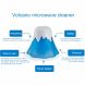 Jeobest Microwave Cleaner Volcano - Microwave Oven Cleaner - Volcano Type Microwave Cleaner Kitchen Cleaning Small Helper Kitchen Dirt Cleaner Microwave Oven Cleaning Tools (Blue) MZ - 1