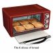 Hamilton Beach 6 Slice Toaster Convection/Broiler Oven | Red Model# 31514 - 1