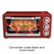 Hamilton Beach 6 Slice Toaster Convection/Broiler Oven | Red Model# 31514 - 2