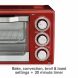 Hamilton Beach 6 Slice Toaster Convection/Broiler Oven | Red Model# 31514 - 3