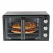 Oster French Door Convection Toaster Oven, Metallic & Charcoal - 0