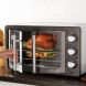 Oster French Door Convection Toaster Oven, Metallic & Charcoal - 2