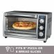 BLACK+DECKER 6-Slice Toaster Oven, Black/Silver, TO1675B - 3