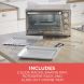 BLACK+DECKER Rotisserie Convection Countertop Toaster Oven, Stainless Steel, TO4314SSD - 3