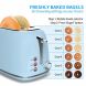 2 Slice Toaster with Bagel, Cancel, Defrost Function and 6 Bread Shade Settings Bread Toaster, Extra Wide Slot and Removable Crumb Tray Stainless Steel Toaster - 3