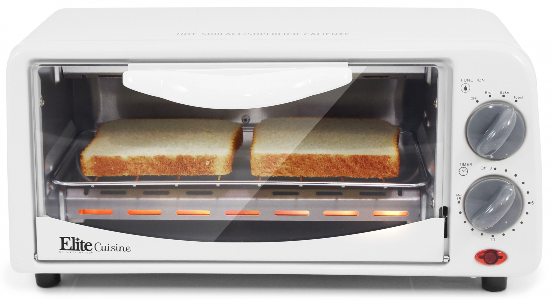 Elite Gourmet ETO224 2Slice Toaster Oven with Broiler & Timer Reviews