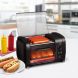 Elite Cuisine EHD-051B Hot Dog Roller and Toaster Oven, black - 3