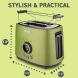 Sencor STS6050GG 2-slot Toaster with Digital Button and Rack, Light Green - 3