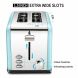 Toaster 2 Slice, Keenstone Retro Stainless Steel Bread Toaster with Cancel, Bagel, Defrost Function and 6 Browning Settings, 1.5 Inch Extra Wide Slots, Removable Crumb Tray, Blue - 2