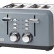 Haden Perth 4-Slice, Wide Slot Toaster in Slate Grey 75007 - 0