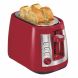 Hamilton Beach 22812 Extra Wide 2 Slice Stainless Steel Electric Toaster, Red - 1