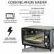 Ovente Countertop Toaster Oven 4 Slices with Removable Baking Tray, Powerful 800 Watt with 3 Cooking Mode and 30 Minute Timer, Compact for Kitchen, Perfect for Bake Lover, Black (TO5810B) - 2