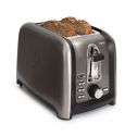 Oster Black Stainless Collection 2-Slice Toaster - Stainless Steel - Black