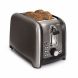 Oster Black Stainless Collection 2-Slice Toaster - Stainless Steel - Black - 0
