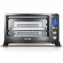 Toshiba AC25CEW-CHBS Digital Convection Toaster Oven, Black Stainless