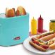 Elite Cuisine ECT-542BL Americana 2-Slice Hot Dog & Bun Toaster - Blue - 0