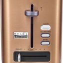 Bella - Pro Series 2-Slice Wide/Self-Centering-Slot Toaster - Copper