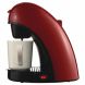 Brentwood Appliances TS-112R Single-Serve Coffee Maker with Mug (Red) and TS-292R 2-Slice Cool-Touch Toaster with Extra-Wide Slots (Red & Stainless Steel) Bundle - 2
