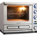The Gemelli Twin Oven, Convection Oven with Built-In Pizza Drawer and Rotisserie, Stainless Steel Finish