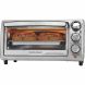 Hamilton Beach 4 Slice Non Slip Kitchen Countertop Toaster Oven, Stainless Steel - 1