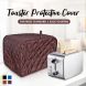 Two Slices Bread Toaster Cover Polyester Protector Dustproof For Home Kitchen - 0
