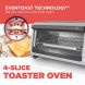 Black & Decker Stainless Steel 4 Slice Toaster Oven - 1