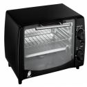 J-Jati Countertop oven, Convection oven, Countertop Toaster Oven Electric. Toast, Bake, and Broil. glass door, Thermostat in celcius, Non-stick tray, Indicator light, 800W, SK-12 (Black)