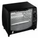 J-Jati Countertop oven, Convection oven, Countertop Toaster Oven Electric. Toast, Bake, and Broil. glass door, Thermostat in celcius, Non-stick tray, Indicator light, 800W, SK-12 (Black) - 0