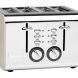 Haden Cotswold 4-Slice, Wide Slot Toaster with Browning Control, Cancel, and Defrost Settings in Putty Beige # 75011 - 0