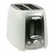 Brentwood 2 Slice Cool Touch Toaster ; White and Stainless Steel - 0