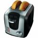 BLACK+DECKER T2707SB 2-Slice Toaster, Bagel Toaster, Black - 0