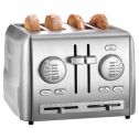 Cuisinart Custom Select 4-Slice Toaster Adjustable Toasting Slots with Dual Control Panels, 7 Browning Levels And Custom