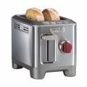 WOLF Gourmet 2 Slice Toaster with Red Knob -  WGTR102S
