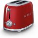 Smeg  Red Stainless Steel and Plastic 50s Style 2-slice Toaster - 2