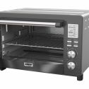 Bella Pro Series 90060 - Electric oven - convection - 25.4 qt - 1800 W - black stainless steel