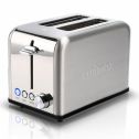 2-Slice Pop-Up Toaster, Extra Wide Long Slot Stainless Steel Toaster with Keep Warm, Defrost and Bagel Functions, Shade Selector, Toast Boost, Auto-Shutoff and Cancel Button