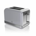 Swan Retro 2 Slice Toaster, ST19010GRN, Grey