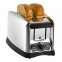 Proctor Silex Commercial 22850 2 Slice Slot Toaster, Extra Wide, Bagel Function, Front Crumb Tray, Durable Brushed Chrome Finish, 1.5" Slots