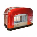 iTouchless  Candy Apple Red Transparent 2-slice Automatic Bread Toaster