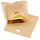 Jeobest Reusable Toaster Bags - Pocket Sandwich Toaster - Toaster Grilled Cheese Bags - 10PCS Non-stick Reusable Toaster Bags for Grilled Cheese Sandwiches Chicken (6.7 x 7.5 inch) MZ - 1