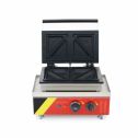 Intbuying Nonstick Electric 4 Slice Sandwich Toaster Waffle Press Maker Machine Grill for Dessert Making 022645