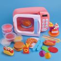 Infant Kids Kitchen Toys Simulation Microwave Oven Toys Funny Pretend Toys Set Children Girls Kids Education Birthday Gift