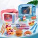 Infant Kids Kitchen Toys Simulation Microwave Oven Toys Funny Pretend Toys Set Children Girls Kids Education Birthday Gift - 1